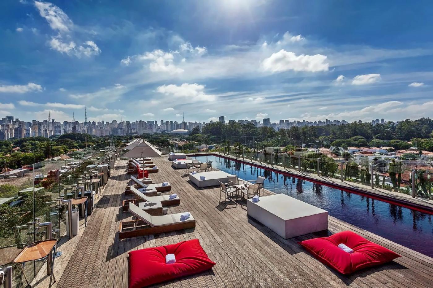 Skye at Hotel Unique in Sao Paulo for luxury rooftop bar travelers