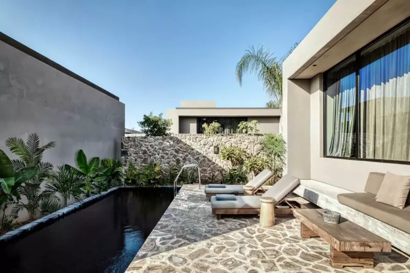 Tropical Open Plan Shared Pool Suite