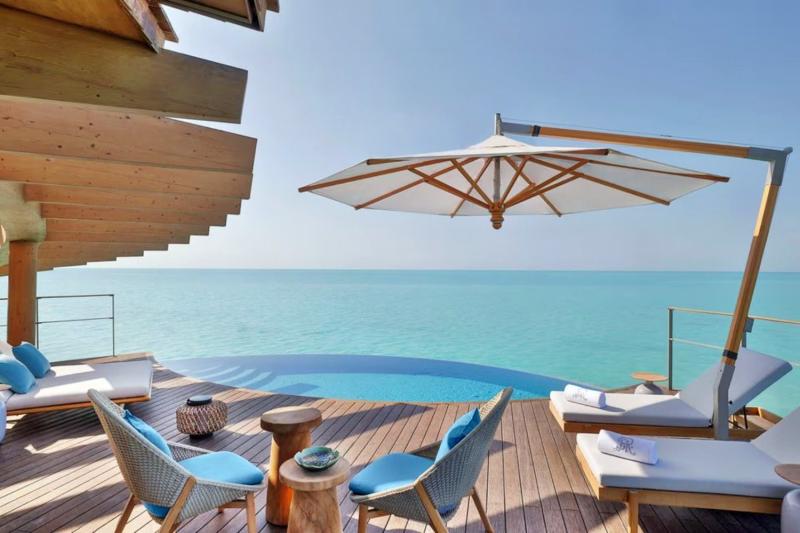 2 Bedroom Coral Sunset Overwater View Villa