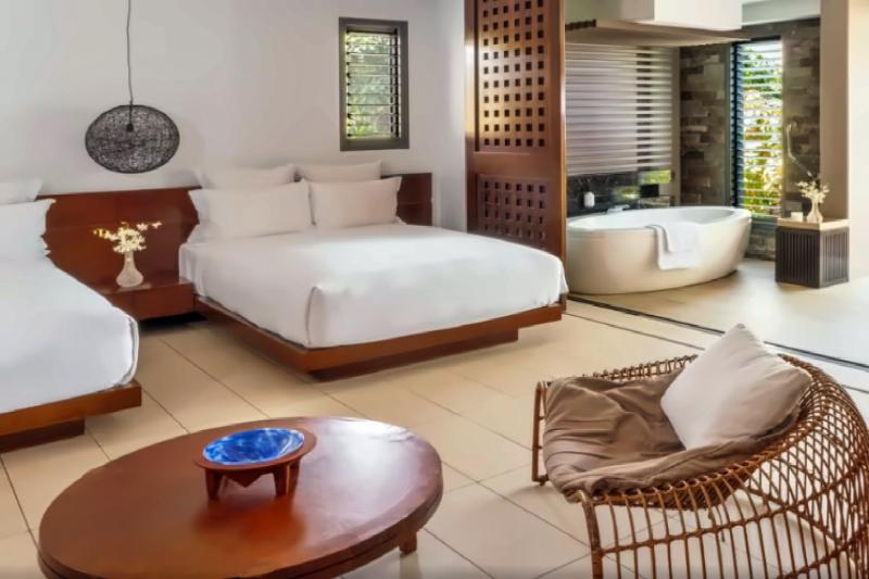 Garden View Pool Access Room