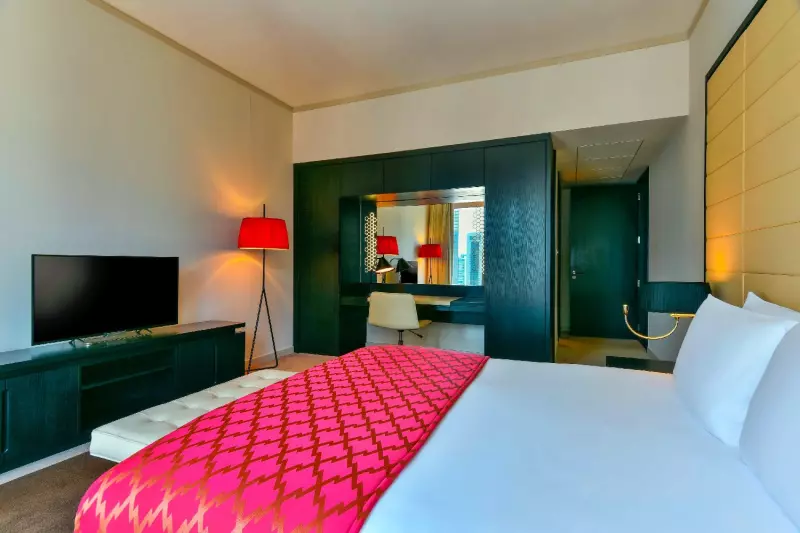 Warm Residential City View Suite