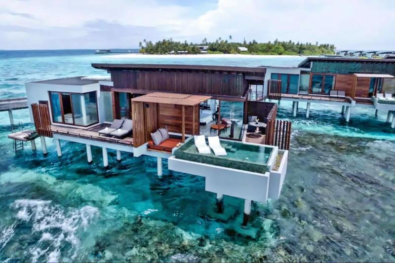 Overwater Sunset Ocean View Pool Villa 
