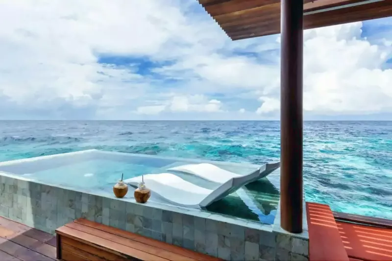 Overwater Sunset Ocean View Pool Villa 