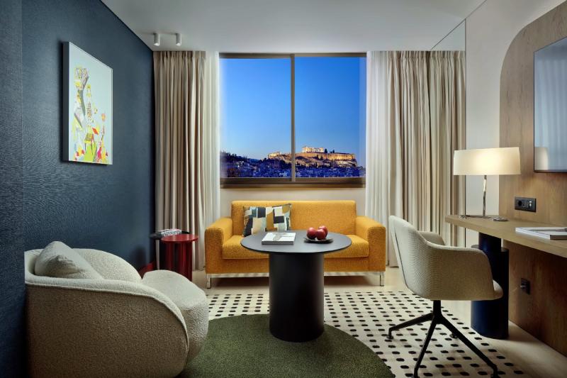 Acropolis View Balcony Club Suite