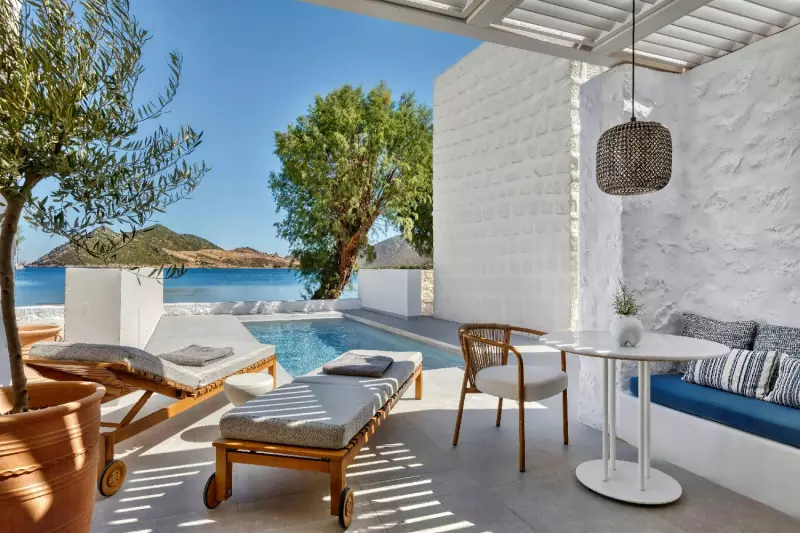 Aegean Beach Front Pool Suite