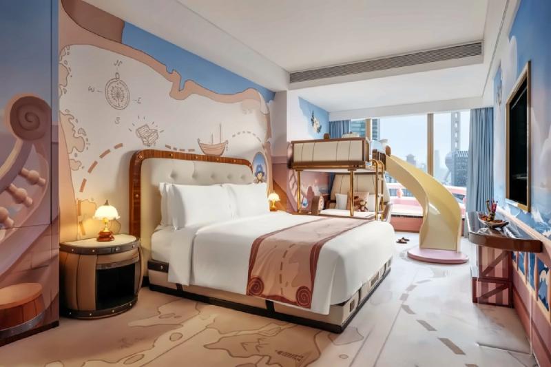 Mandarin River Themed Family Room