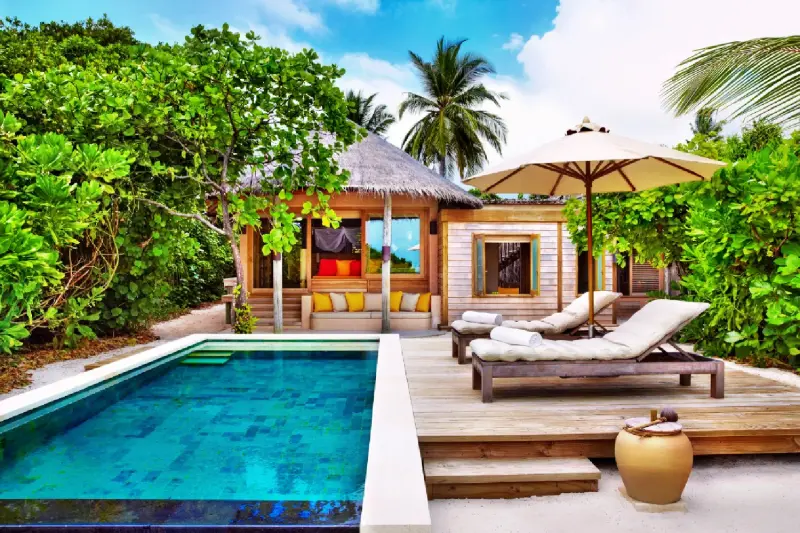 Family Ocean Beach Pool Villa