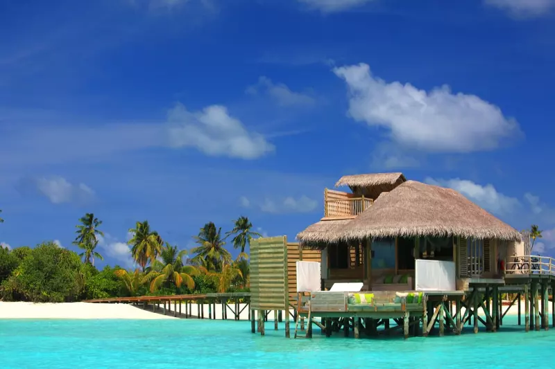 Sunset Laamu Water Villa