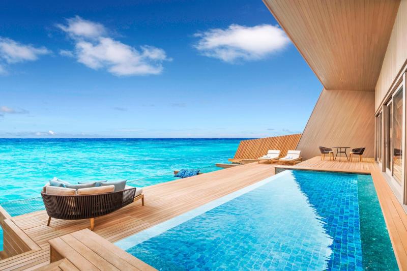 Sunset Overwater Pool Villa